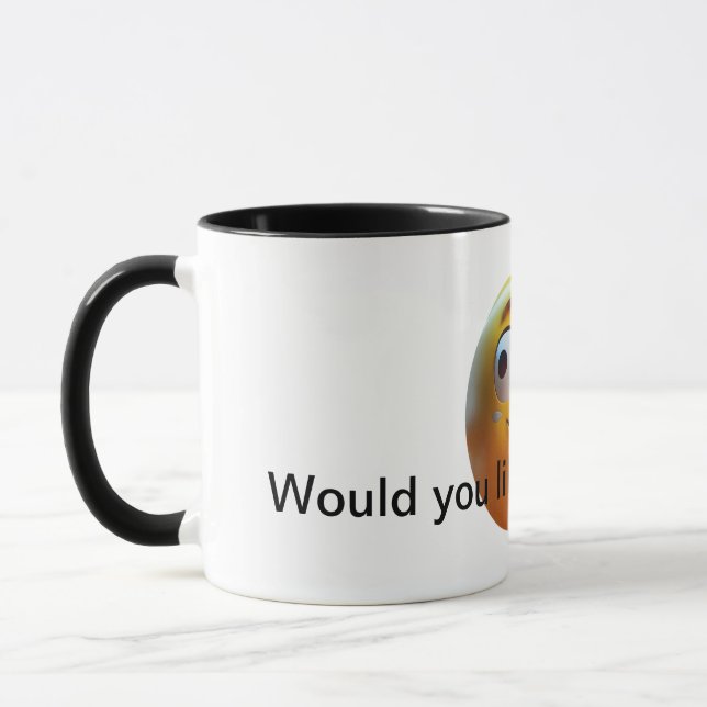 Taza Diseño de Emoji de canciones sonrientes - Mug dive (Izquierda)