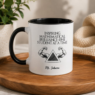 Taza Diseño de enfoque en estudiantes que inspira brill