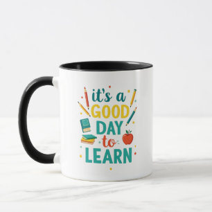 Taza Diseño de escuelas y profesores alegres