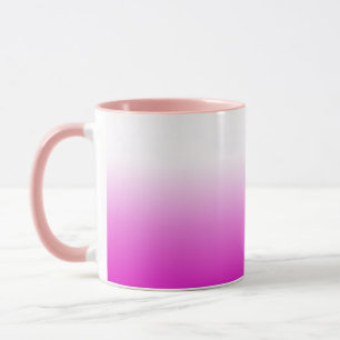 Taza Diseño de fondo de degradado de color rosa naranja