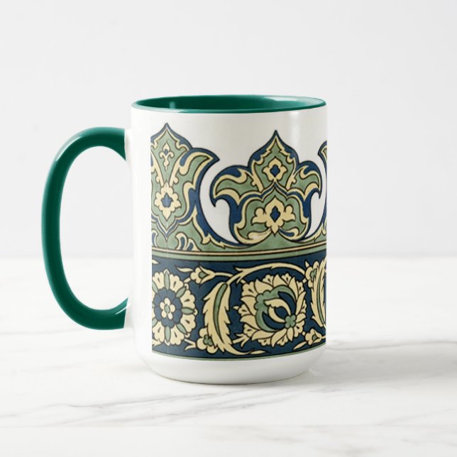 Taza Diseño de frontera islámica - Mug (Izquierda)