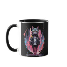 Diseño de gato lindo y elegante