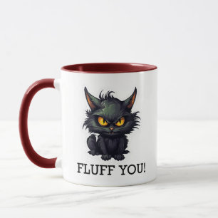 Taza Diseño de gato negro para bebés - Mug para combo