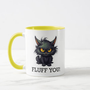 Taza Diseño de gato negro para bebés - Mug para combo
