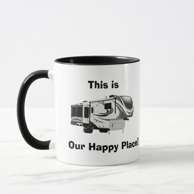 Taza Diseño de gran diseño Diseño de soledad 5ª rueda (Izquierda)