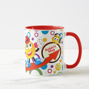 Taza Diseño de historietas coloridas personalizadas