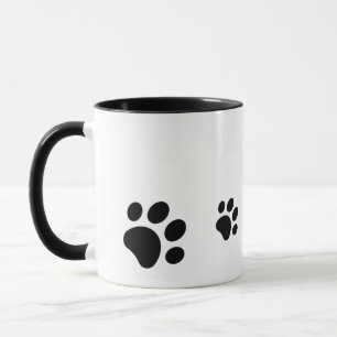 Taza Diseño de Huella de Pata