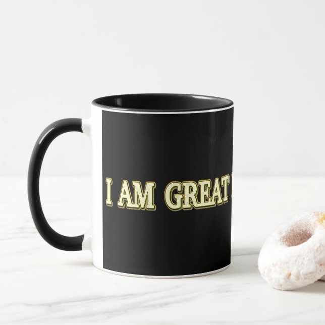 Taza Diseño de ilustraciones "Great Deals Hunter" Compr (Con donut)