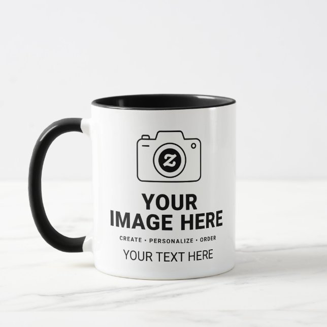 Taza Diseño de imagen y texto (Izquierda)