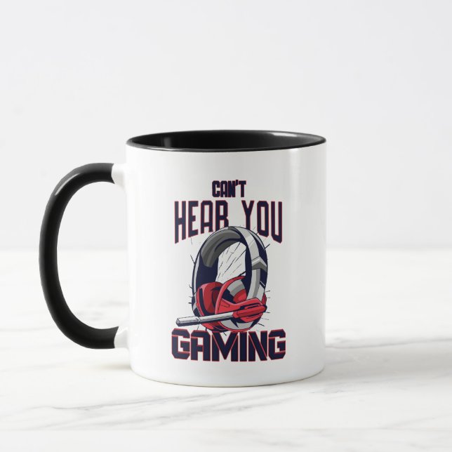 Taza Diseño de juegos con auriculares (Izquierda)