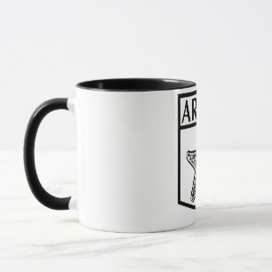 Taza Diseño de la isla de Aruba - Mug Combo de 11 oz ne