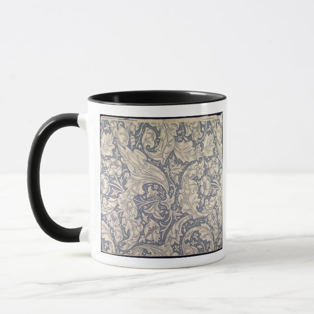 Taza Diseño de la "margarita" (materia textil) (Izquierda)