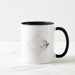 Taza Diseño de mármol geométrico