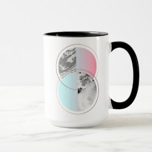 Taza Diseño de mármol geométrico de Scandi