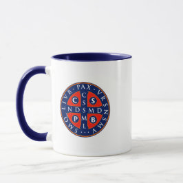 Taza Diseño de medallas de San Benedicto