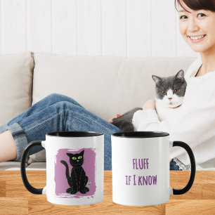 Taza Diseño de Meme de Gato Sassy Humor de Gato Sarcá
