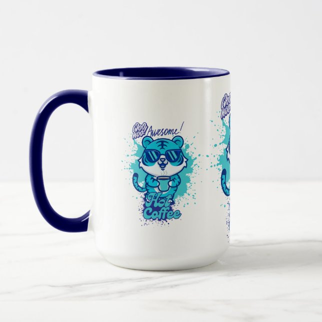 Taza Diseño de moda de café caliente (Izquierda)