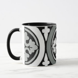 Taza Diseño de mosaico renacentista decorativo