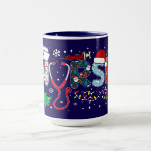 Taza Diseño de Navidad para ENFERMERAS