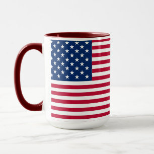 Taza Diseño de orgullo de bandera estadounidense de EE.