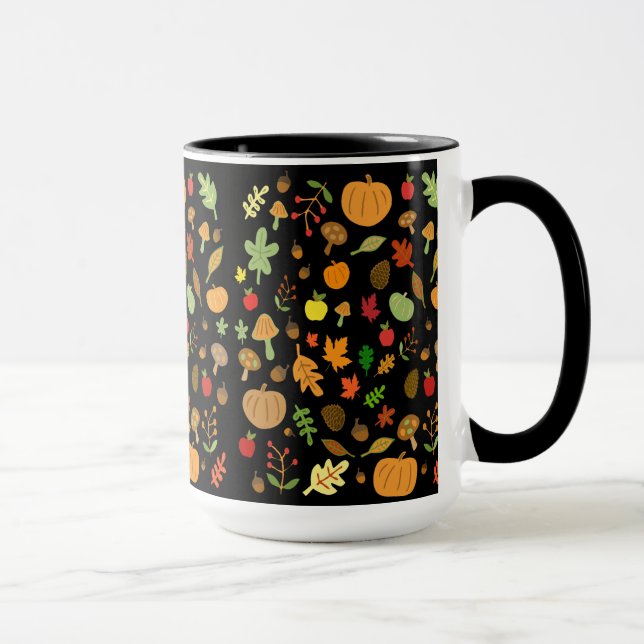 Taza Diseño de otoño (Derecha)