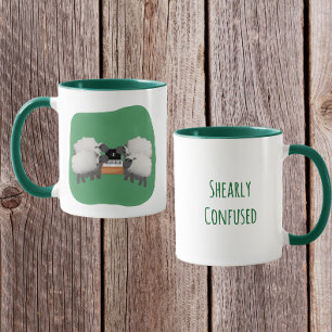 Taza Diseño de Oveja Adorable con Juego de Palabras – T