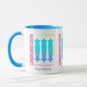 Taza Diseño de patinaje de vintage para patinaje de pat
