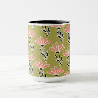 Taza Diseño de patrón floral