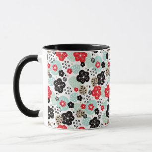 Taza Diseño de patrones japoneses personalizados Funda-