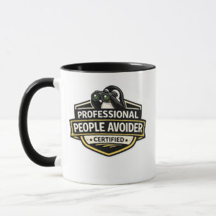 Taza Diseño de Pingüino que Evita a la Gente Profesiona
