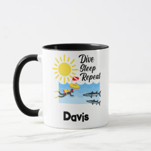 Taza Diseño de repetición del sueño de inmersión - Mug 