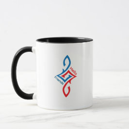Taza Diseño de saludo simple y feliz para amigos