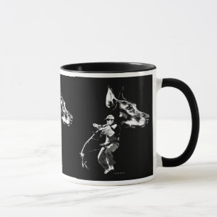 Taza Diseño de Schutzhund del Doberman