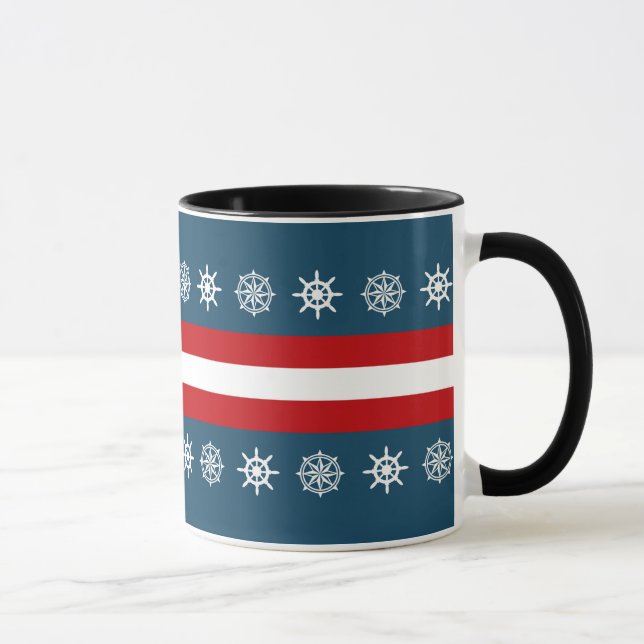 Taza Diseño de temática náutica (Derecha)