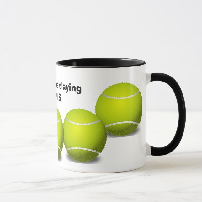 Taza Diseño de Tenis Café Mug (Derecha)