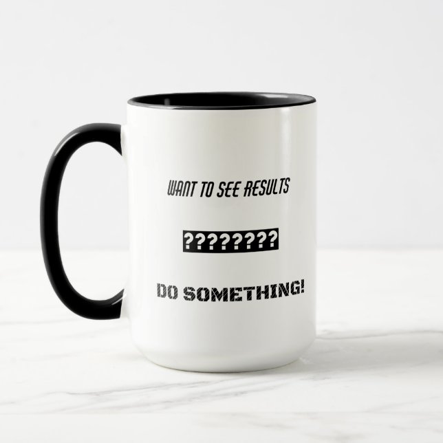 Taza diseño de texto motivacional (Izquierda)