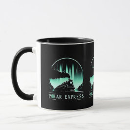 Taza Diseño de tren Polar Express elegante