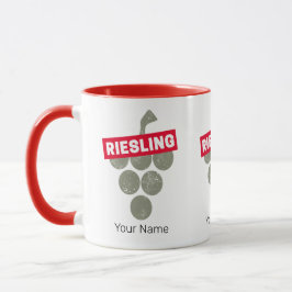 Taza Diseño de uva para bebedores de vino de la vena de