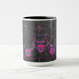 Taza Diseño de videojuegos de tres monos