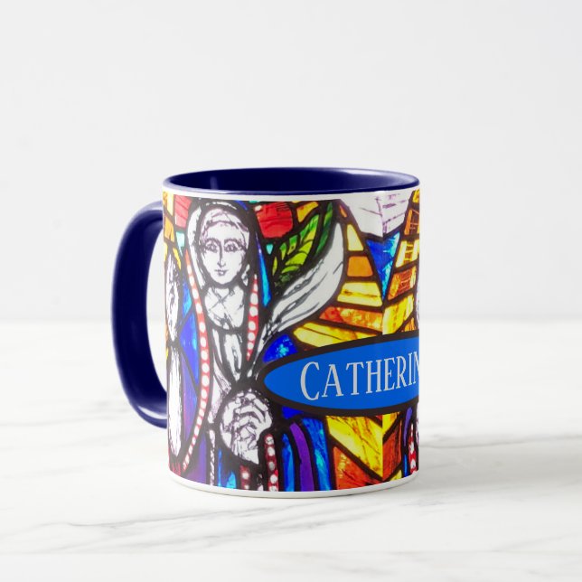Taza Diseño de vidrio templado de la ventana de la igle (Anverso izquierdo)