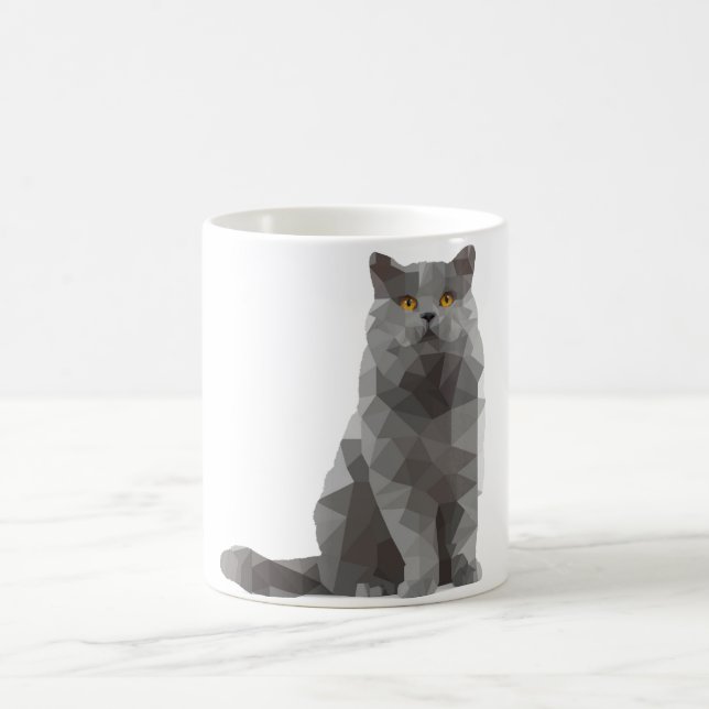 taza - diseño deconstructed - gato británico del (Centro)