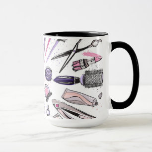 Taza Diseño del círculo del maquillaje