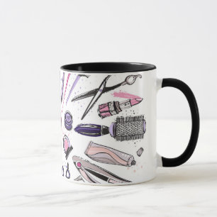 Taza Diseño del círculo del maquillaje