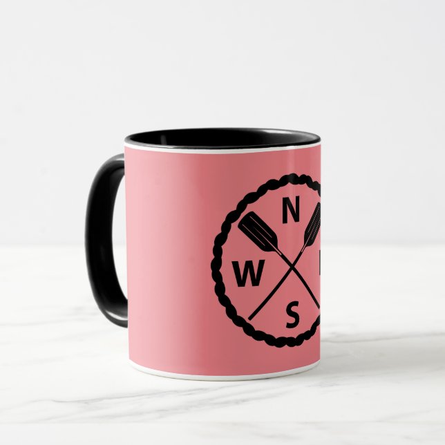 Taza Diseño del Explorador de pádel - Mug combinado (Anverso izquierdo)