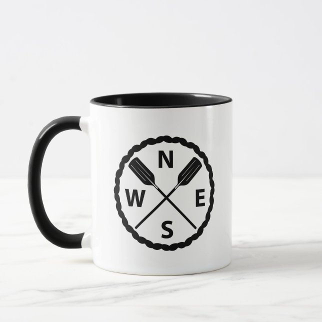 Taza Diseño del Explorador de pádel - Mug combinado (Izquierda)