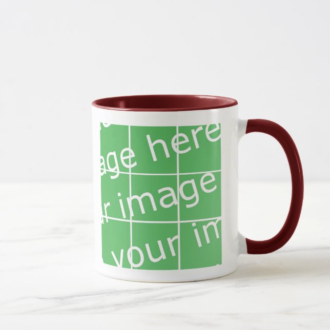 Taza Diseño del manojo de Brady - 2 echados a un lado (Derecha)