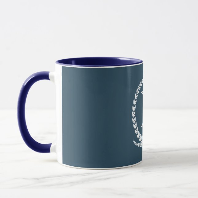 Taza Diseño del monograma (Izquierda)