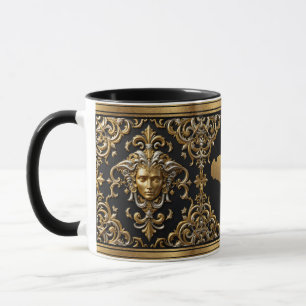 Taza Diseño del patrón barroco siciliano