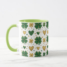 Taza Diseño del patrón de St. Patrick