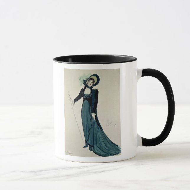 Taza Diseño del traje para Tosca (Derecha)